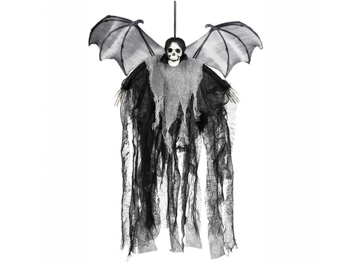 Dekoracja wisząca Skrzydlaty Szkielet - 60 cm - 1 szt.