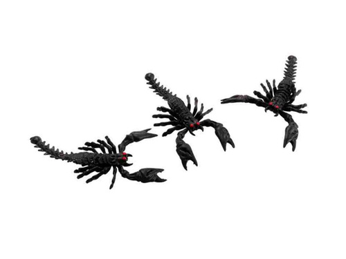 Dekoracja na Halloween Skorpiony - 3 szt.