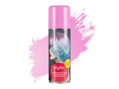 Zmywalny pastelowy spray do włosów 125 ml - różowy