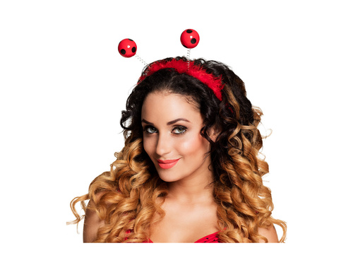 Opaska na głowę biedronka