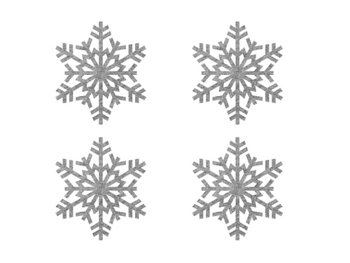 Podstawka pod kubek - Śnieżynka - 10 cm - 4 szt.