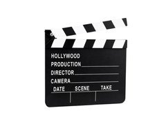 Dekoracja Klaps filmowy - 18 x 20 cm - 1 szt.