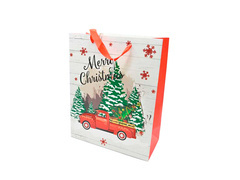 Torebka prezentowa bożonarodzeniowa średnia - 1 szt.