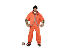 Strój wytatuowanego więźnia