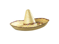 Sombrero meksykańskie słomkowe - 65 cm - 1 szt.