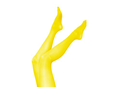 Rajstopy damskie - żółte - 1 szt.