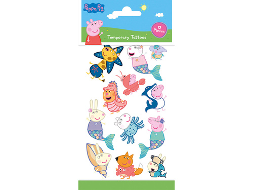 Tatuaże zmywalne Świnka Peppa