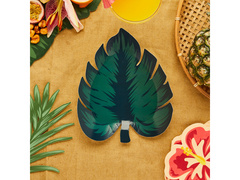 Talerzyki papierowe tropikalne Liście -24cm x 20cm - 8 szt.