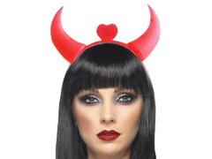 Opaska rogi diabełka - 1 szt.