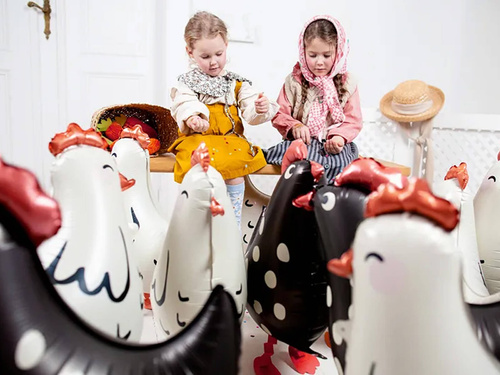 Balon chodzący Kurka - 45 x 42 cm - 1 szt.