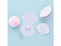 Zaproszenia urodzinowe Muszelka - 10 szt.