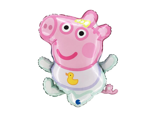 Balon foliowy Świnka Peppa Evie - 49 x 55 cm - 1 szt.