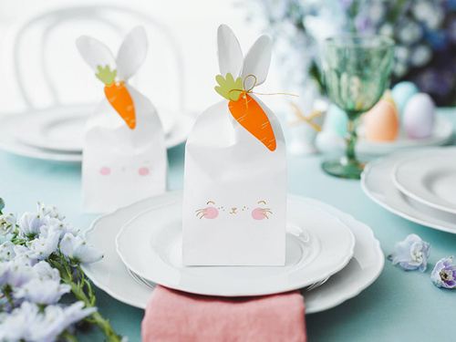 Torebki na prezenty Króliki - 6 szt.