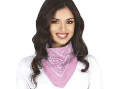 Różowa chusta Kowbojki