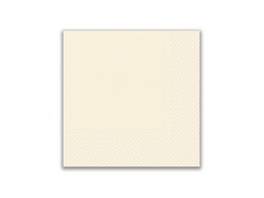 Serwetki 3-warstwowe 33 cm, kremowe - 20szt.