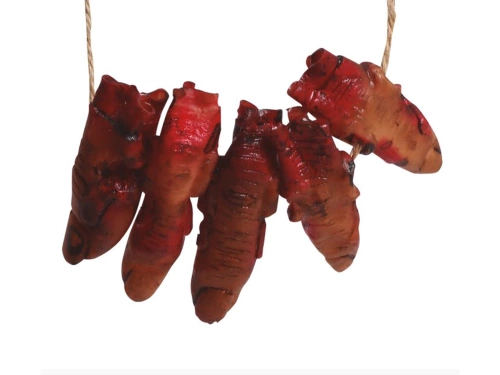 Naszyjnik z odciętymi palcami - 1 szt.