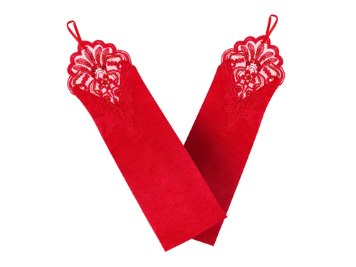 Zestaw retro czerwony - 1 komplet.