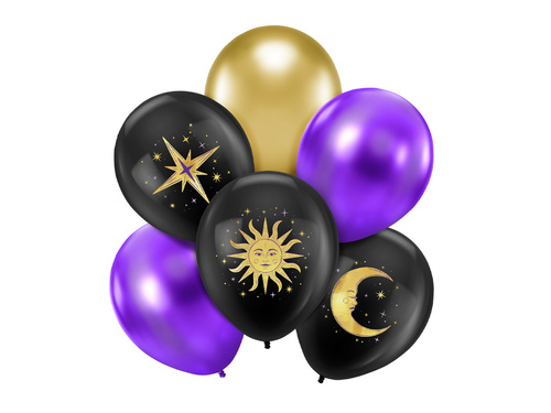 Balony lateksowe na Andrzejki - 30 cm - 6 szt.