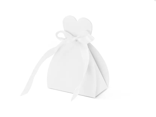 Pudełeczka dla gości weselnych - sukienka - 10 szt.