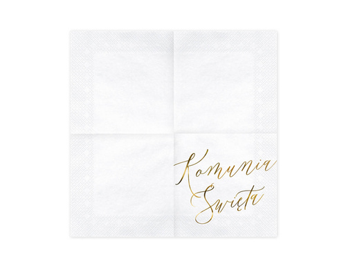 Serwetki komunijne Komunia Święta - 33 cm - 20 szt.