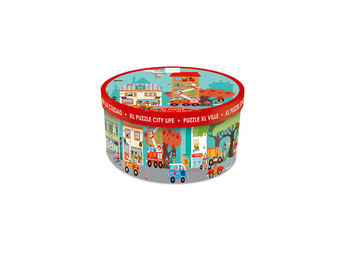 Duże podłogowe Miasto - 120x32 cm