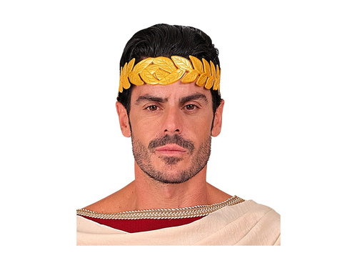 Złota opaska z liśćmi laurowymi