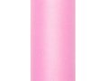 Tiul gładki różowy - 30 cm x 9 metrów - 1 szt.