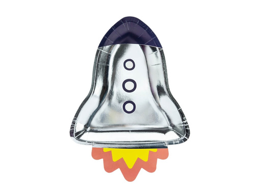 Zestaw kubeczki + talerzyki papierowe Kosmos- 24 szt.