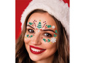 Samoprzylepne naklejki na twarz na Boże Narodzenie