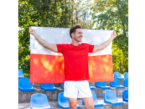 Polska flaga narodowa - 90 x 150 cm - 1 szt.