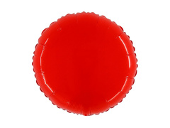 Balon foliowy okrągły czerwony - 21" - 1 szt.