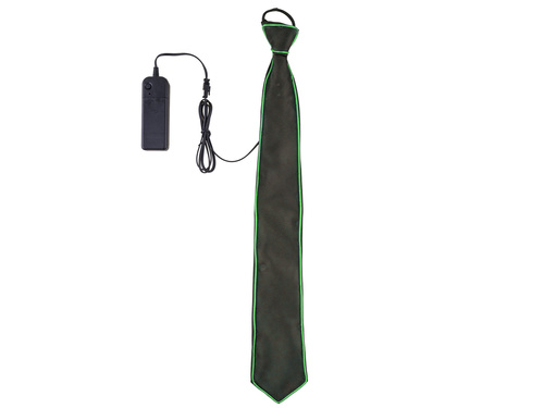 Krawat LED zielony - 1 szt.