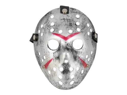 Maska Piątek 13 srebrna - 1 szt.
