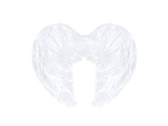 Skrzydła anioła białe - 45 x 35 cm - 1 szt.