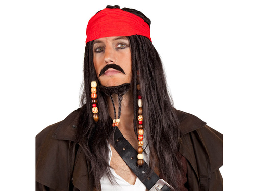 Peruka Kapitan Piratów - 1 szt.