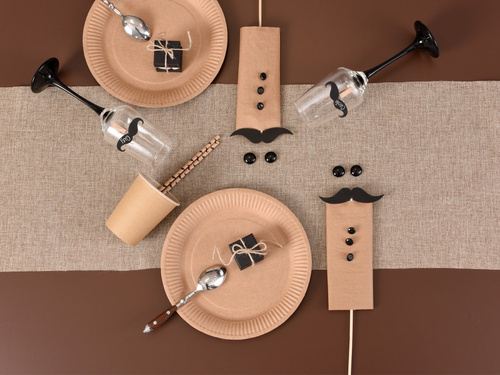 Talerzyki kraftowe - 22,5 cm - 10 szt.