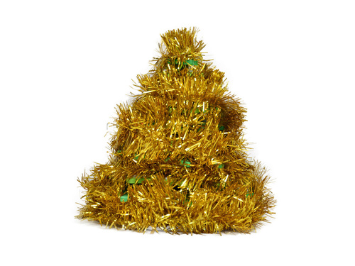 Łańcuch choinkowy girlanda złota - 400 x 5 cm - 1 szt.