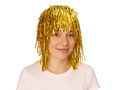 Peruka foliowa złota - 1 szt.