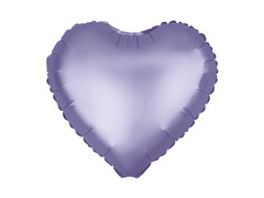 Balon foliowy Serce fioletowe - 45 cm - 1 szt.