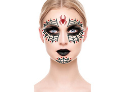 Samoprzylepne naklejki na twarz Pająk