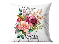 Poszewka na dzień matki Bukiet kwiatów - 1 szt.