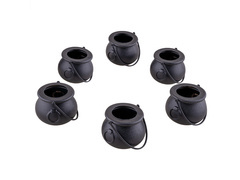 Małe Kociołki na Halloween  - 6 szt.