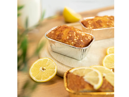 Foremki na mini placuszki srebrne - 11 x 4 cm - 10 szt.