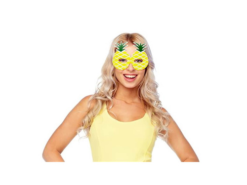 Maski Papierowe Słodki Ananas - 6 szt.