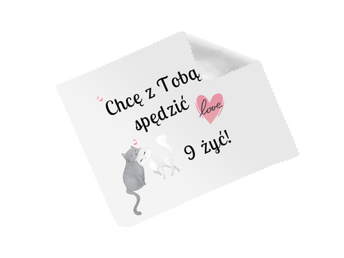 Ściereczka do okularów 9 żyć - 1 szt.