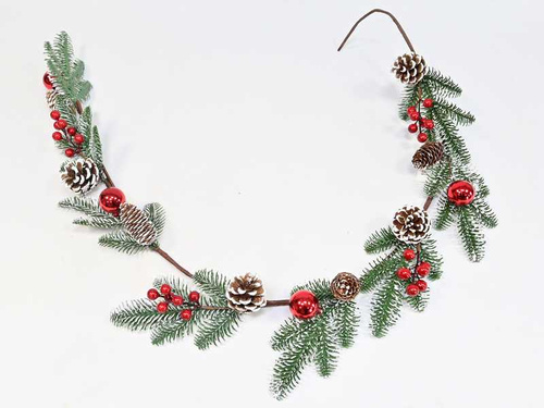 Girlanda bożonarodzeniowa z szyszkami - 140 cm