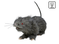 Dekoracja świecący Szczur - 30 cm - 1 szt.