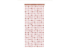 Kurtyna Serca metaliczna różowe złoto - 100 x 245 cm