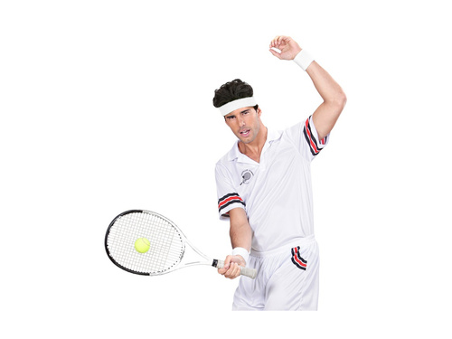 Zestaw białych frotek sportowych - 3 szt.