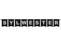 Baner srebrny Sylwester - 1 szt.